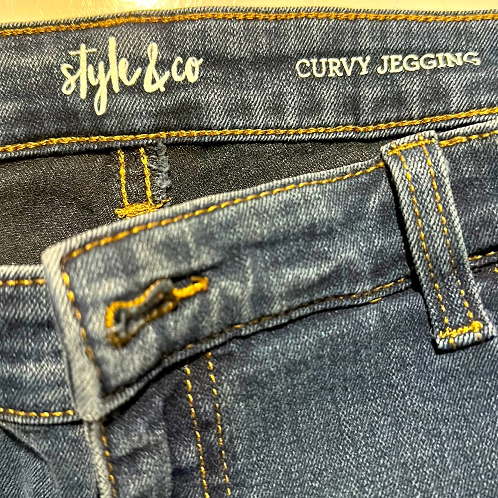Women’s Style & Company curvy jeggings size 14 - high waist